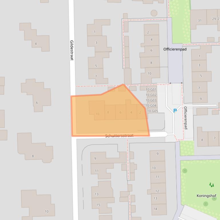 Kaart van postcodegebied 6915TW.