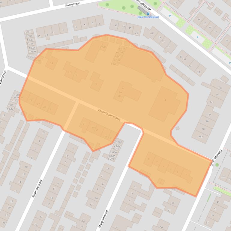 Kaart van postcodegebied 6915VJ.