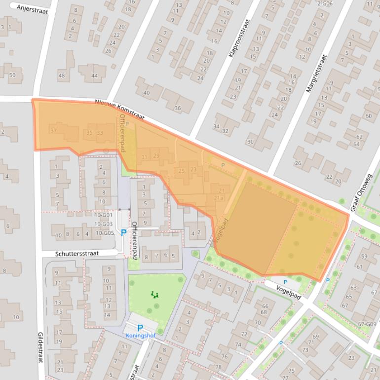 Kaart van postcodegebied 6915VL.