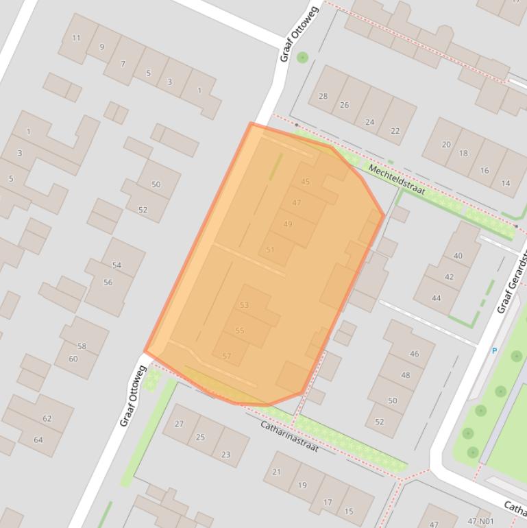 Kaart van postcodegebied 6915VS.