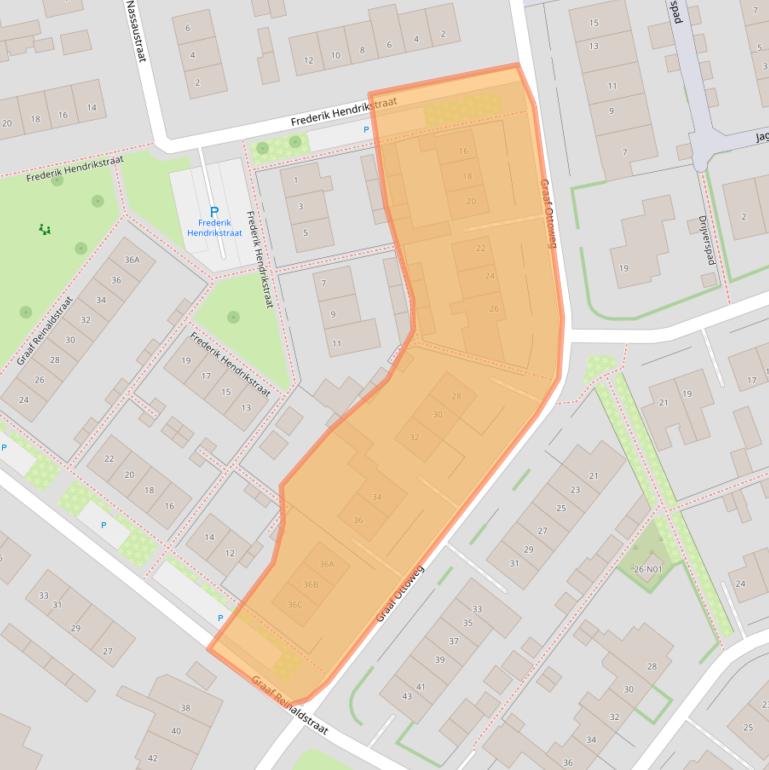 Kaart van postcodegebied 6915VV.