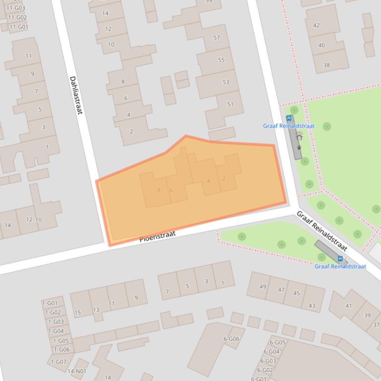 Kaart van postcodegebied 6915WC.