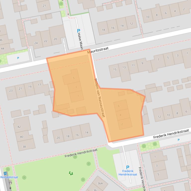 Kaart van postcodegebied 6915WG.