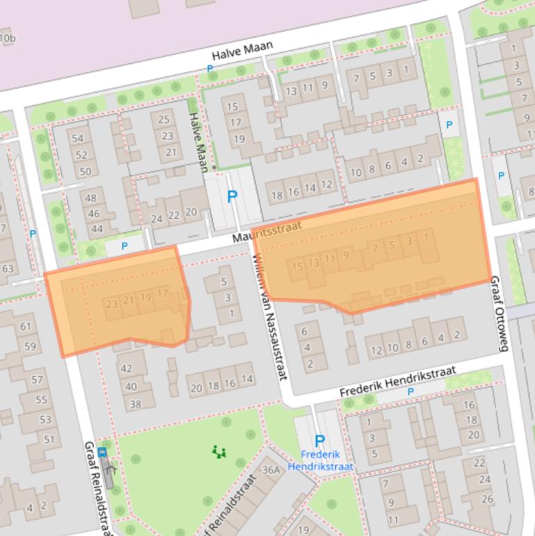 Kaart van postcodegebied 6915WH.