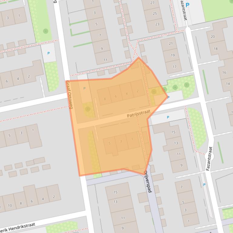 Kaart van postcodegebied 6915WK.