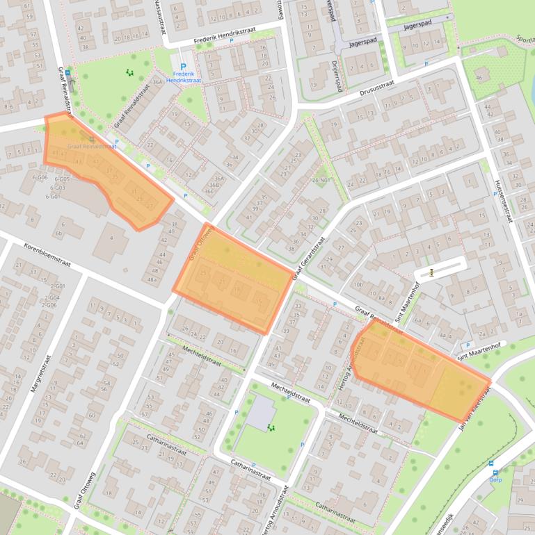 Kaart van postcodegebied 6915WT.