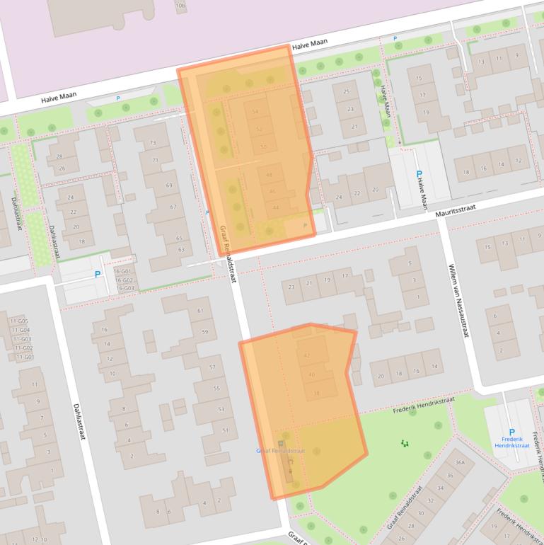 Kaart van postcodegebied 6915WZ.