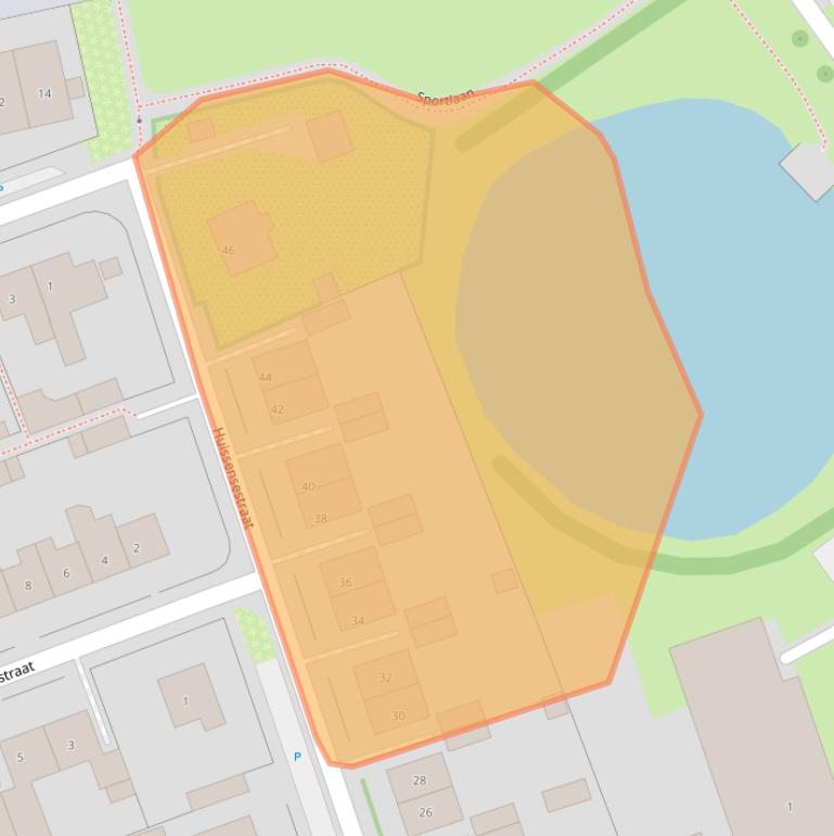 Kaart van postcodegebied 6915XB.