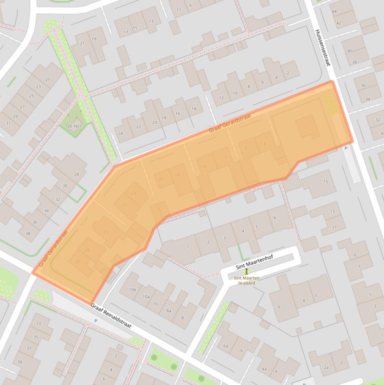 Kaart van postcodegebied 6915XC.