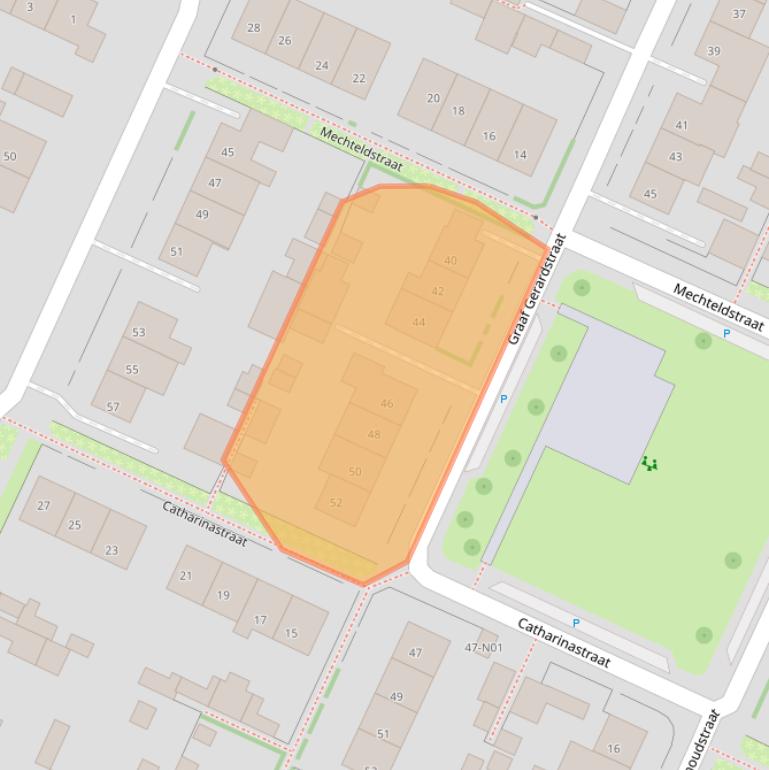 Kaart van postcodegebied 6915XG.