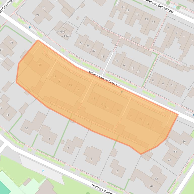 Kaart van postcodegebied 6915XP.