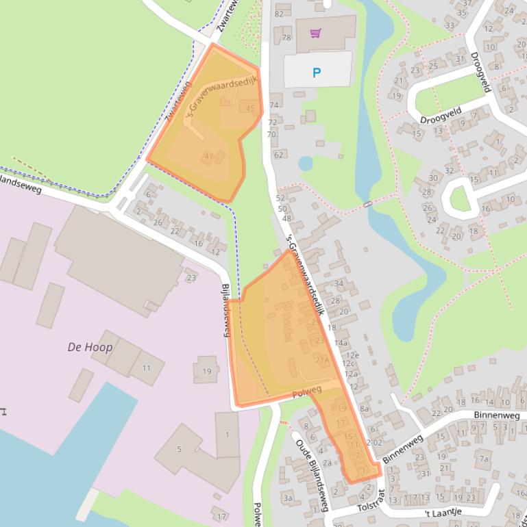 Kaart van postcodegebied 6916AV.