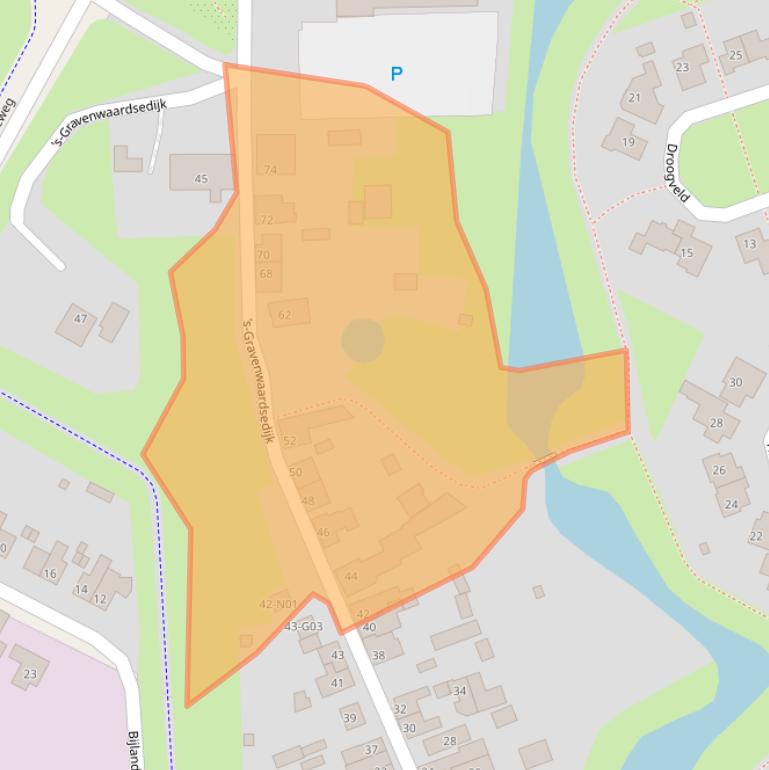 Kaart van postcodegebied 6916AX.