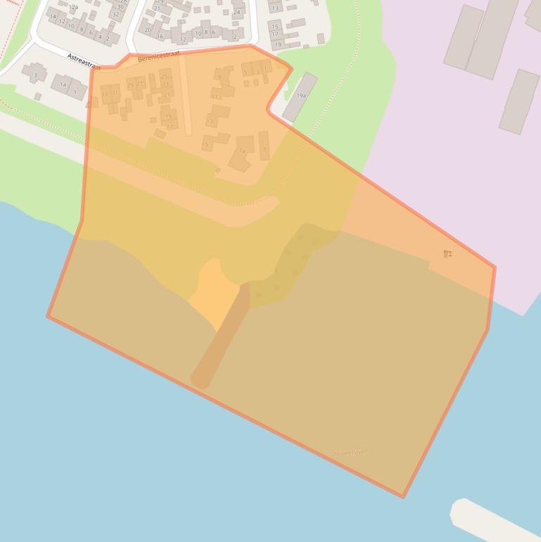 Kaart van postcodegebied 6916BS.