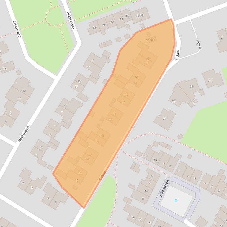 Kaart van postcodegebied 6916LH.