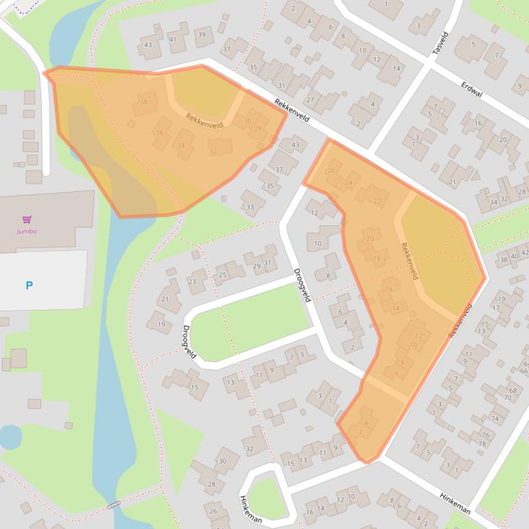 Kaart van postcodegebied 6916LN.