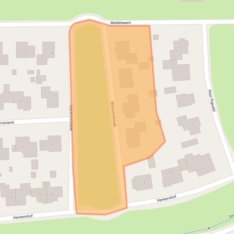 Kaart van postcodegebied 6916MG.