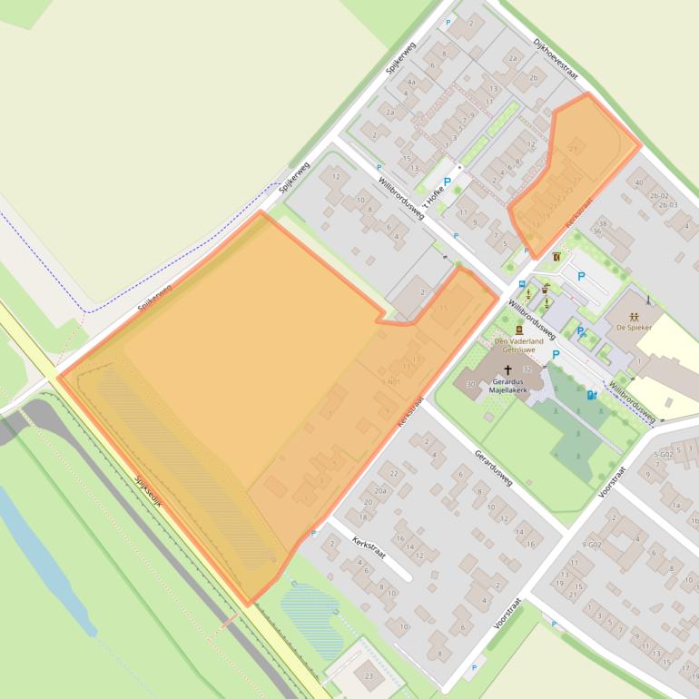 Kaart van postcodegebied 6917AH.