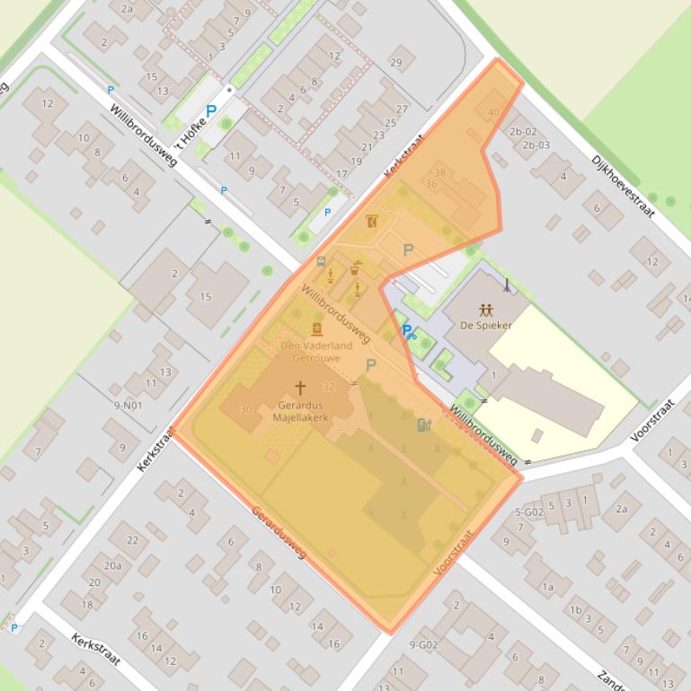 Kaart van postcodegebied 6917AK.