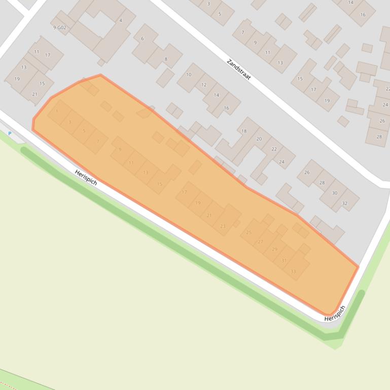 Kaart van postcodegebied 6917AP.