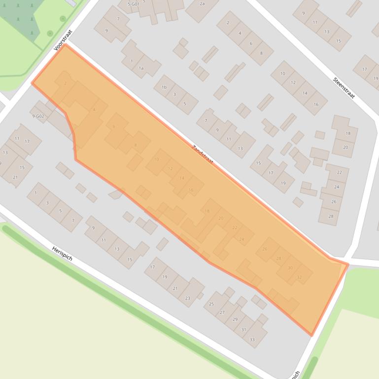 Kaart van postcodegebied 6917AS.