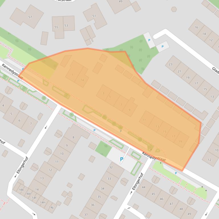 Kaart van postcodegebied 6921CR.