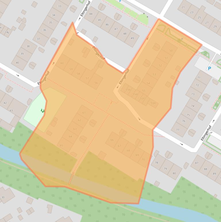 Kaart van postcodegebied 6921DE.