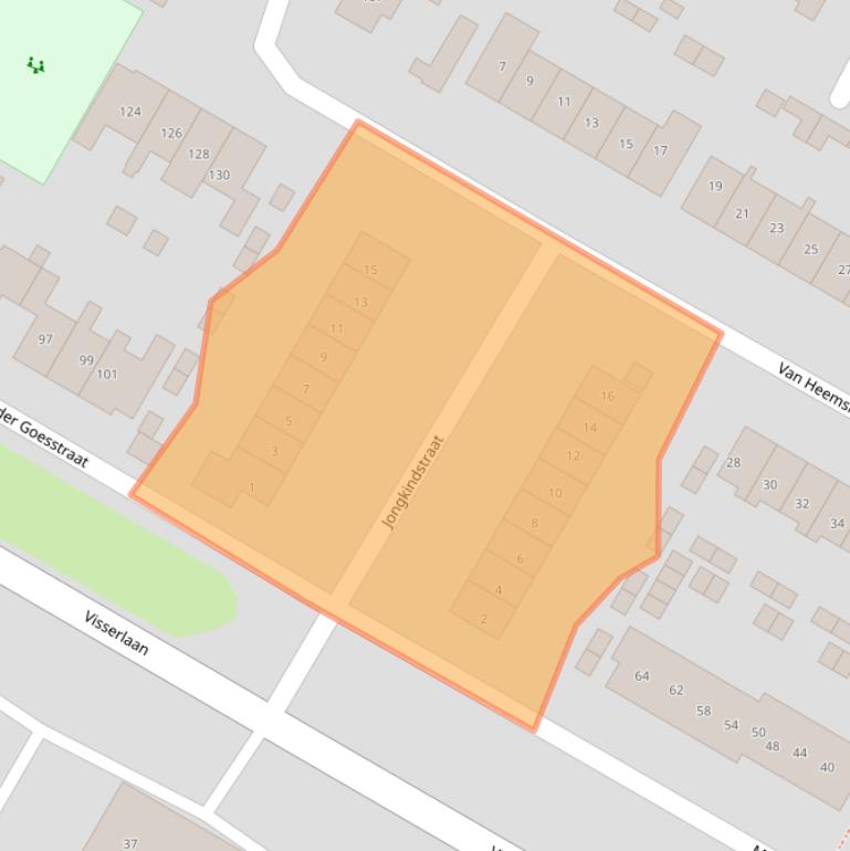 Kaart van postcodegebied 6921DW.