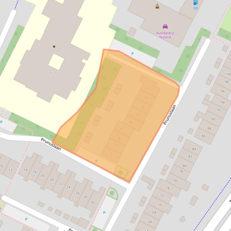 Kaart van postcodegebied 6921EP.