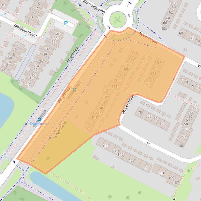 Kaart van postcodegebied 6921GE.