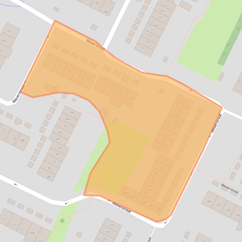 Kaart van postcodegebied 6921GG.