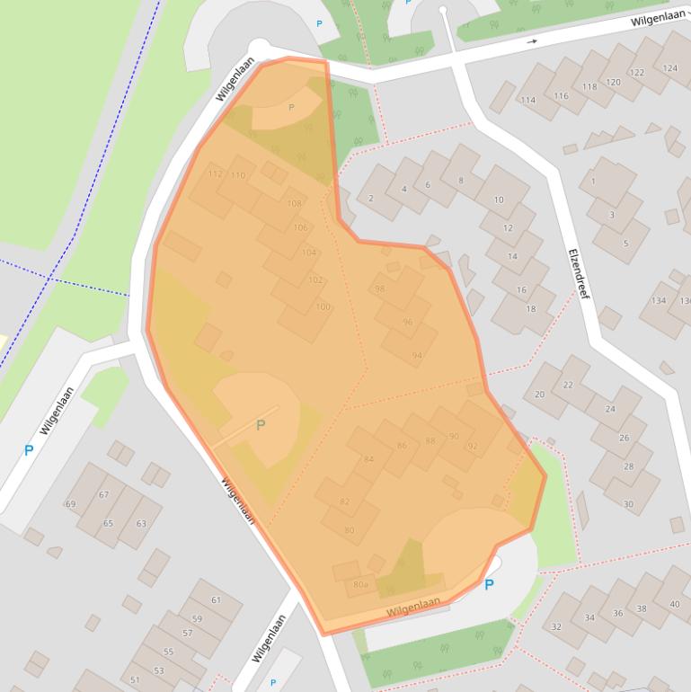 Kaart van postcodegebied 6921HK.