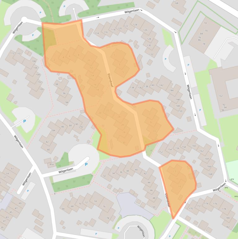 Kaart van postcodegebied 6921HP.