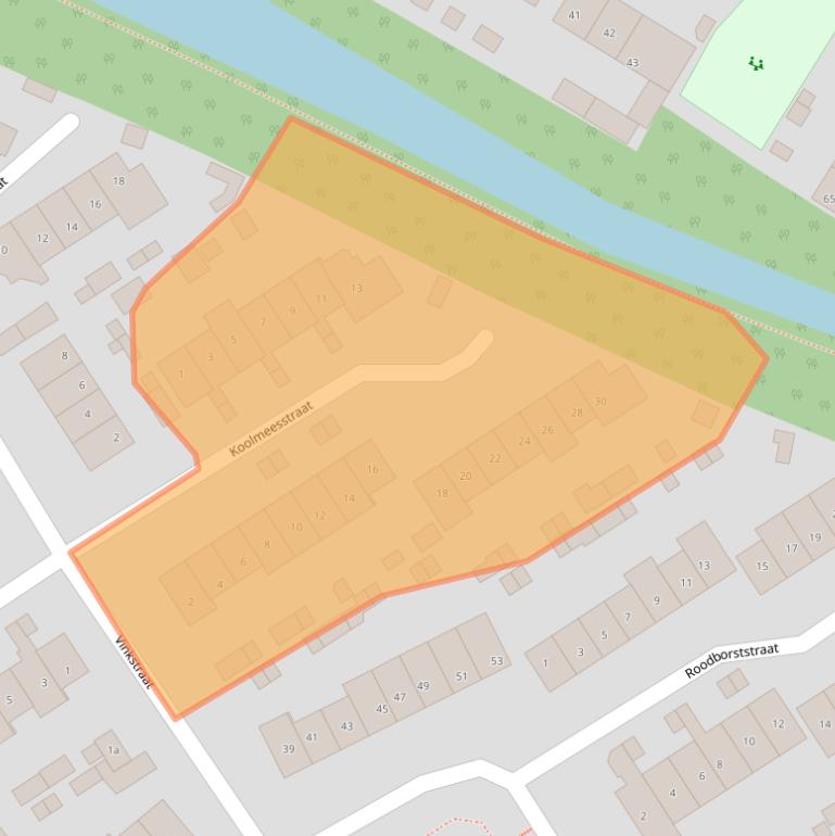 Kaart van postcodegebied 6921KK.