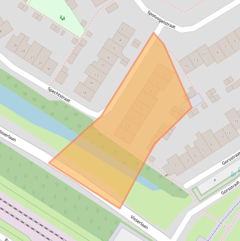 Kaart van postcodegebied 6921KP.