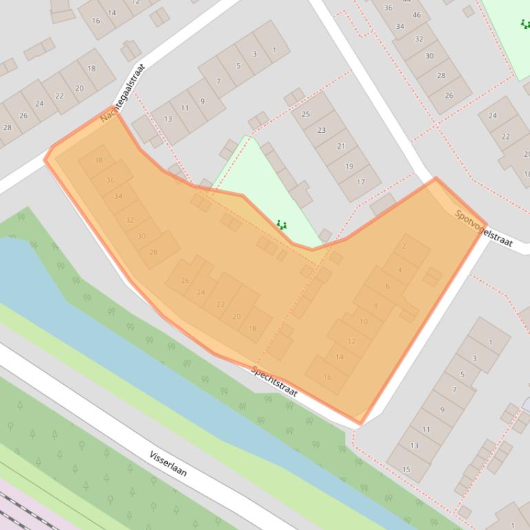 Kaart van postcodegebied 6921KR.