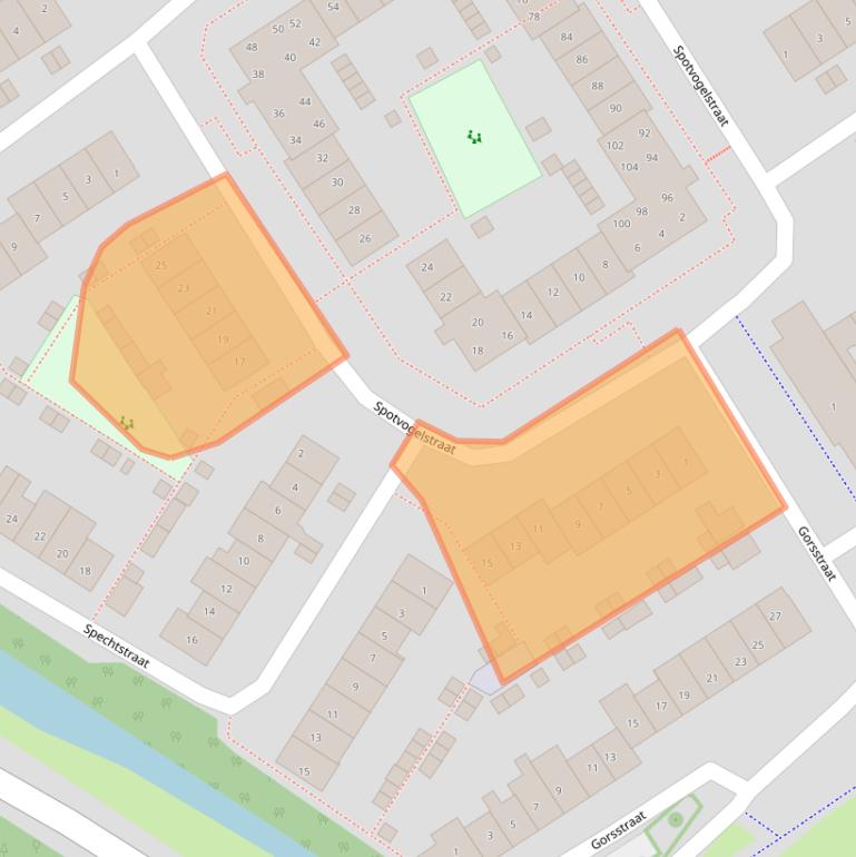 Kaart van postcodegebied 6921KS.