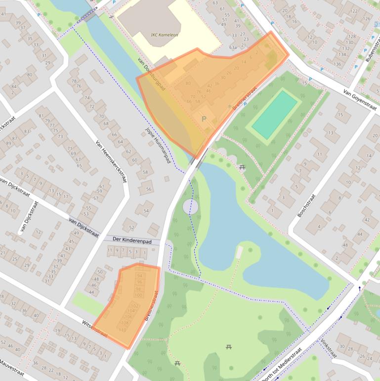 Kaart van postcodegebied 6921MC.