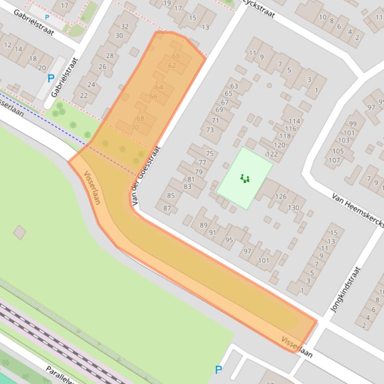 Kaart van postcodegebied 6921ML.