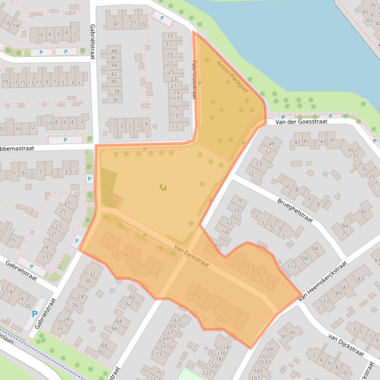 Kaart van postcodegebied 6921MN.