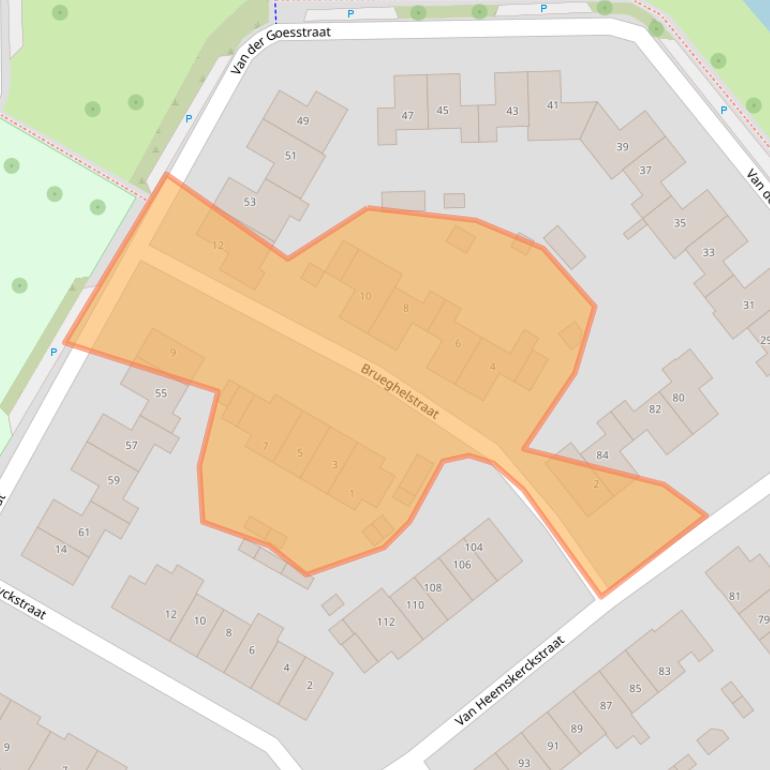 Kaart van postcodegebied 6921MP.