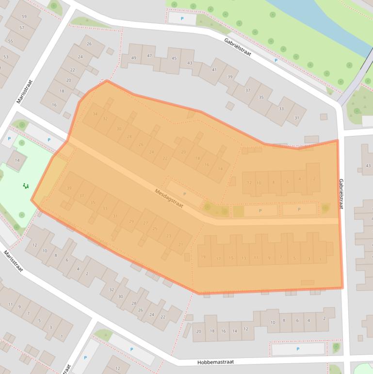Kaart van postcodegebied 6921MR.