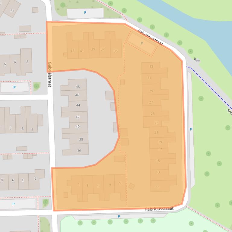 Kaart van postcodegebied 6921MX.