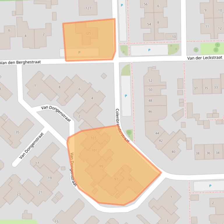 Kaart van postcodegebied 6921ND.