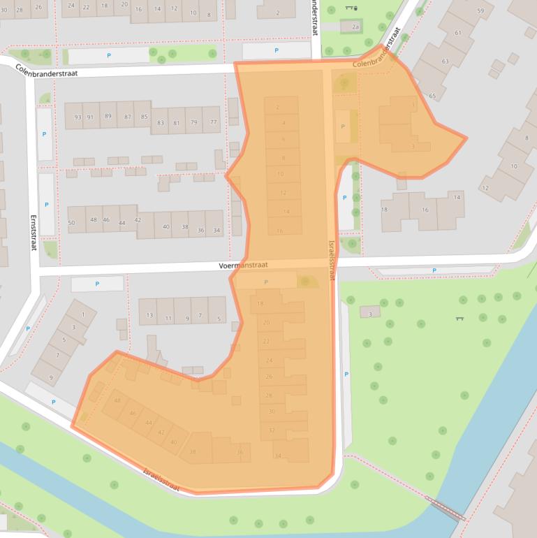 Kaart van postcodegebied 6921NR.