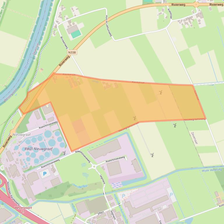 Kaart van postcodegebied 6921RD.