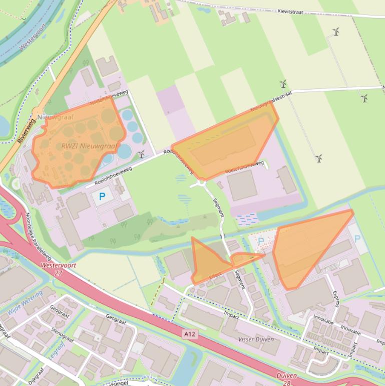 Kaart van postcodegebied 6921RG.