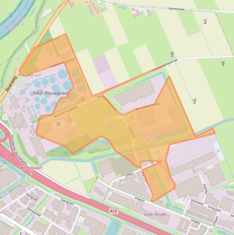 Kaart van postcodegebied 6921RH.