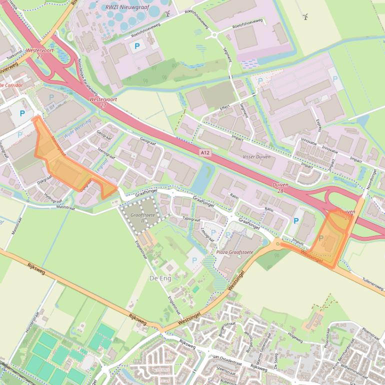 Kaart van postcodegebied 6921RK.