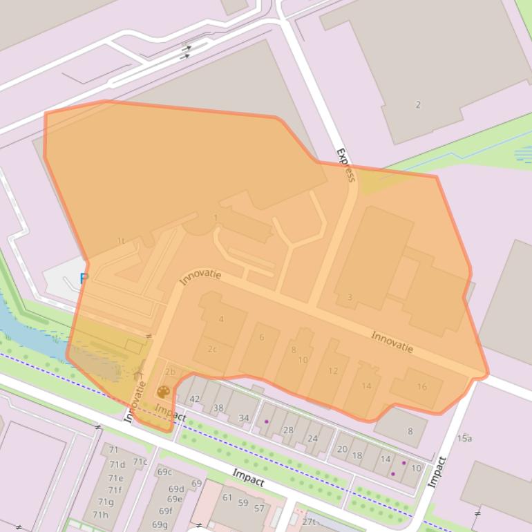 Kaart van postcodegebied 6921RN.